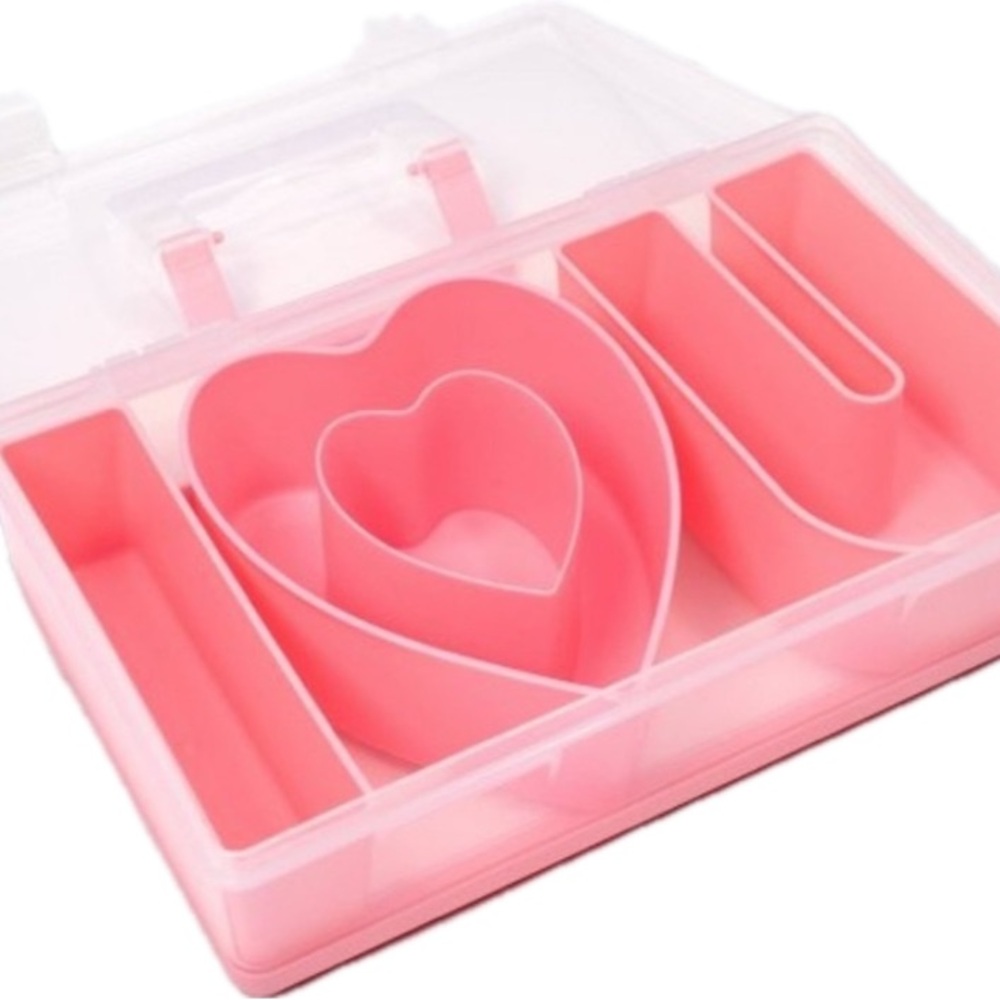I❤️U Snackle Box With Two Pink Ducks For Mother's Day - Picture 7 of 8